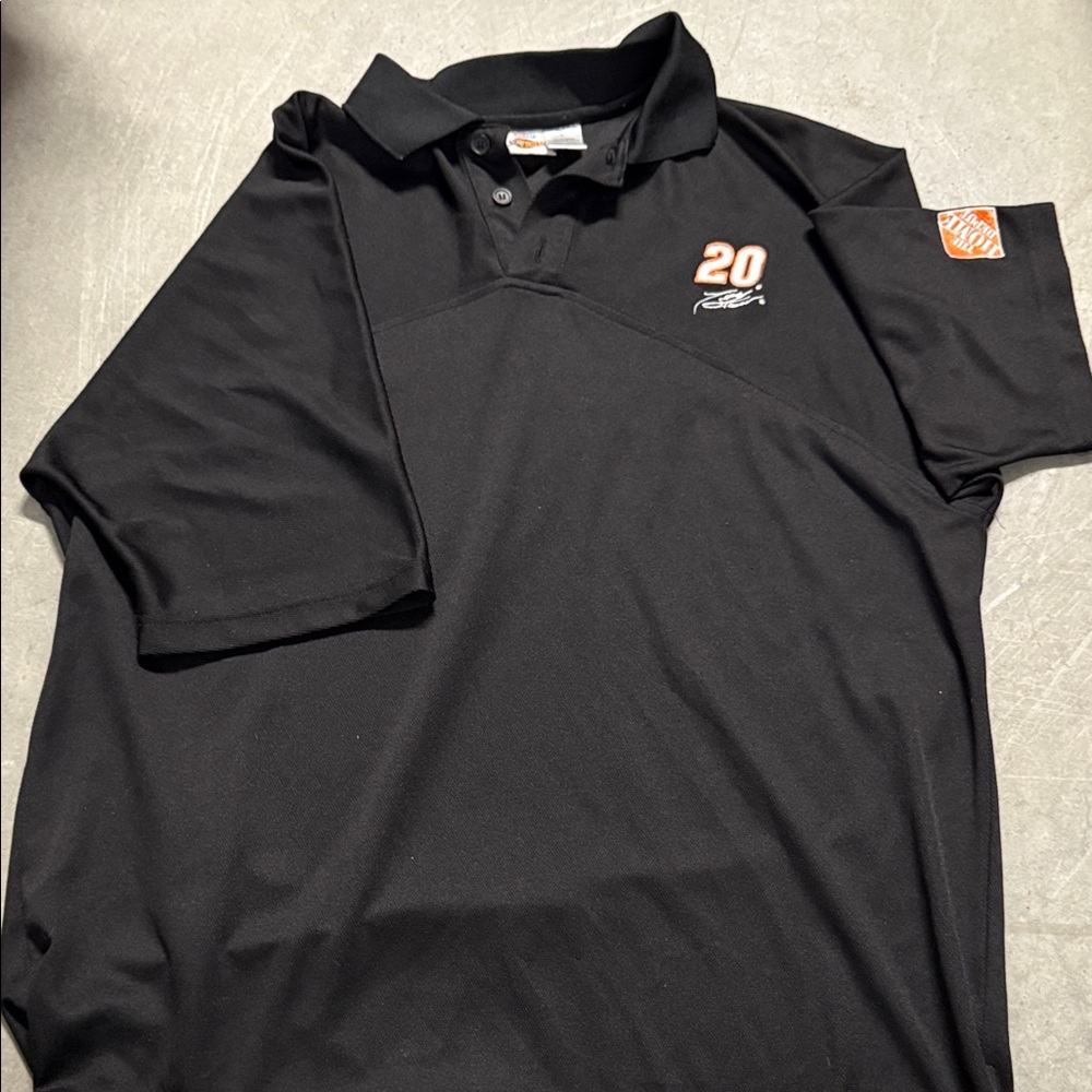 Black Polo Tony Stewart 20 racing shirt